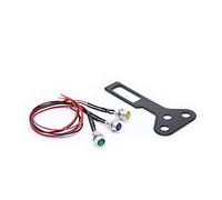 WUPEDI Velocímetro universal for motocicleta, iluminación auxiliar, luz indicadora del odómetro, CC de 12 V, alta, punto muerto, giro Velocímetro para motocicleta