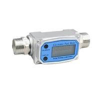 WUPLKCUIJ Medidor de Flujo de turbina electrónica Medidor Digital de Aluminio en línea de Combustible Diesel for Agua y aceites Ligeros de 1 a 2 Pulgadas(G1)
