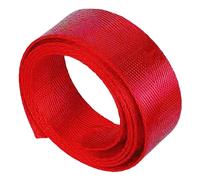 WUPNGS Cinta de Polipropileno, Cinta Nailon 38 mm, Espiga Multicolor, 5/10/20 Yardas for Correa Bolso, Bricolaje, Manualidades, reparación jardín(Red,20 Yard)