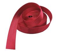 WUPNGS Correa de Polipropileno, Correa Nailon en Espiga 25 mm/38 mm x 5-20 Yardas, Multicolor, for Bolsos, Mochilas, Bricolaje, 10(Red,38mm x 5 Yard)