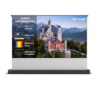 WUPRO LeApex Pantalla de Proyección Retráctil Eléctrica Gray Fabric - Pantalla Inteligente 4K Ultra HD 3D Activo de 84 Pulgadas para Todo Tipo de Proyectores Universales