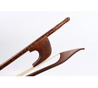 WUQIMUSC Arco vertical de doble bajo estilo alemán/francés, tamaño 3/4, madera de serpiente, barroco, hecho a mano con potente sonido de tono y buen equilibrio (estilo alemán 3/4)