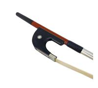 WUQIMUSC Arco vertical de madera de Brasilwood y crin de caballo de rana de ébano de estilo alemán, tamaño 1/2