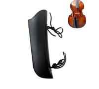 WUQIMUSC Carcaj vertical para arco de bajo, funda de cuero para arco de bajo, soporte resistente para arco de bajo alemán y francés, accesorios de cuerdas para instrumentos de bajo (negro)