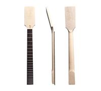 WUQIMUSC Cuello de guitarra de 22 trastes, madera de arce de Canadá, cabeza de paleta de 25.5 pulgadas, sin incrustaciones de perno en el talón