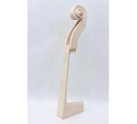 WUQIMUSC Diapasón de bajo vertical 3/4 de palisandro madera de arce bajo cuello cabeza doble partes de bajo (cuello)