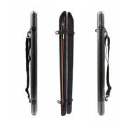 WUQIMUSC Funda de fibra de carbono para violín, viola, violonchelo, arco, funda de transporte rígida, caja de arco de violín, 2 unidades, bonita protección (negro)