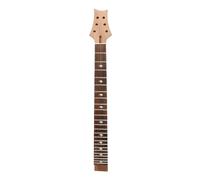 WUQIMUSC - Juego de diapasones de palisandro de 24 trastes de 24.8 pulgadas, caoba, cuello de guitarra de caoba, en el talón, mano blanca, incrustación sin encuadernación
