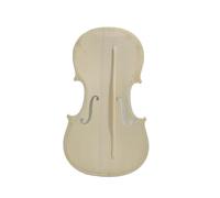 WUQIMUSC Parte superior de violín de madera de abeto, piezas de violín para bricolaje, accesorios de violín hechos a mano, sin acabar, 1 unidad