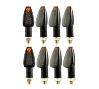 WUQWUM Intermitentes Motocicleta Luces De Advertencia Direccionales Universales 14 LED, 12 V, Intermitentes Traseros Para Motocicleta, Accesorios Repuesto