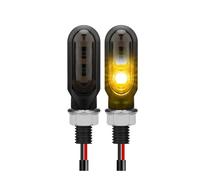 WUQWUM Intermitentes Motocicleta Luces LED De Señal Giro Para Motocicleta, 8 Mm, Intermitentes, 12 V, Direccionales, Accesorios Universales Repuesto, 2 Unidades