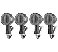 WUQWUM Intermitentes Motocicleta Luces LED De Señal Giro Para Motocicleta, Intermitentes, Luz Trasera Freno DRL, 12 V, M10, Para Cafe Bike, 4x Direccionales