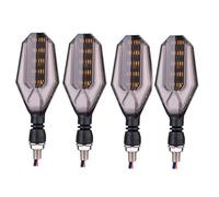 WUQWUM Intermitentes Motocicleta Luz LED Intermitente Universal Para Motocicleta, De Advertencia Direccional, Accesorios, 4 Unidades/juego, 12 V