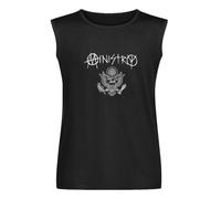 WURHDKI Ministry Great Seal Vest Tank - Camiseta para hombre, color negro, unisex, sin mangas, Negro , XL