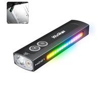 Wurkkos HD01 Linterna, Linternas Recargables Haz Verde, Combo LED Blanco con Luz Lateral RGB, 1200 Lumens Linterna Portátil, con Triple Fuente de Luz Magnética Luces de Bolsillo para Trabajar