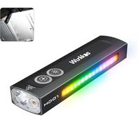Wurkkos HD01 Linterna, Linternas Recargables Haz Verde, Combo LED Blanco con Luz Lateral RGB, 1200 Lumens Linterna1 Portátil, con Triple Fuente de Luz Magnética Luces de Bolsillo para Trabajar