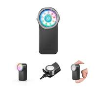 Wurkkos HD03 Mini Linterna de Clip de Bolsillo, 680 Lumen Linternas Led Recargable, 3 Modos Inundación/Puntual de RGB, IPX6 Impermeable para Camping Senderismo Aire Libre Emergencia de Trabajo-Black