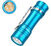 Wurkkos TS10 MAX Mini linterna LED recargable, 2500 lúmenes con RGB Aux, Anduril 2.0 UI lámpara de mano para camping, emergencia, exterior