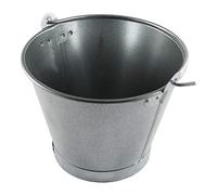 WURKO 01120014 - Cubo chapa galvanizado asa lisa 35 cm-14l