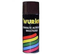 Wurko - Spray Pintura Esmalte Acrílica Marrón, Bote 400 ml