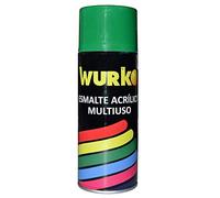 Wurko - Spray Pintura Esmalte Acrílica Verde Oscuro, Bote 400 ml