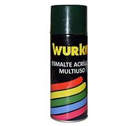 Wurko - Spray Pintura Esmalte Acrílica Verde Real, Bote 400 ml