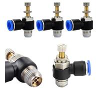 WURKVGMK 5 unids 4/6/8/10/12mm SL neumático aire conexión 1/8 "1/4" 3/8 "1/2" manguera de aire de agua rosca exterior codo accesorio neumático(SL12-01 (1I8))