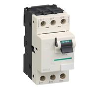 WURKVGMK GV2LE14 GV2-LE14 Interruptor de circuito de motor, GV2, 3P, 10 A, magnético, control de palanca, terminales de abrazadera de tornillo