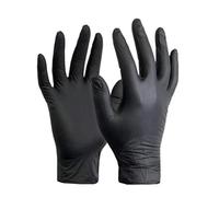 Wurth Caja De 100 X Negro Nitrilo Polvo Gratis Guantes Desechables de Tamaño Grande