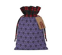 WURTON Bolsa de con estampado de mansiones embrujadas, regalos de boda, bolsas de Navidad con cordón