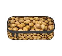 WURTON Estuche para lápices con estampado de pájaros y flores, gran capacidad, para niños, niñas, adultos y estudiantes, Patatas de jardín, Talla única