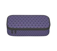 WURTON Estuche para lápices con textura étnica tribal africana, bolsa de almacenamiento de artículos de papelería, suministros escolares, estuche para adolescentes, niños, Mansiones embrujadas2, Talla