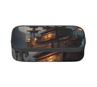 WURTON Fantasy - Estuche para lápices con estampado de barco pirata, gran capacidad, estuche multifuncional para adultos