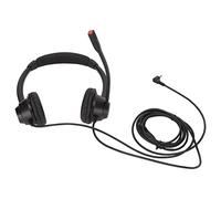 WUSHIER 2.5mm Office Headset, Dual Ear Business Headset with Noise Cancelling Microphone, Binaural Telephone Headphone for Call Centers Hospitals Banks and Phone Sales