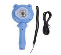 WUSHIER Kinder-Handheld-Digitalmikroskop, tragbares Taschenmikroskop für Kinder, 2,5K 48 MP mit 2-Zoll-IPS-Bildschirm und 8-fachem Zoom, integrierte 6 LED-Lichter für den (Azul)