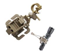 Wusideday Porta Llaves para cinturón - Clips Multiusos para Llavero y Mochila para cinturón,Accesorios de Senderismo, Equipo de Recorte para Mochila, Pala de ingeniería, Clip para piolet para