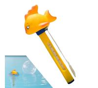 Wusideday Termómetro Flotante Para Temperatura De Piscina - Medidor De Temperatura Del Agua Flotante,Herramienta Con Cuerda De Lectura Fácil Y Respuesta Rápida Para Bañeras Spas Estanques Lagos
