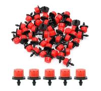 WUSJCOF 100 Piezas Kit de Riego por Goteo Sistema de Riego Automático DIY, Tubo Goteo Ajustable con Válvula y Filtro, Adecuado para Jardín Huerto y Plantas