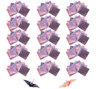 WUSJCOF 120 hojas de papel origami de doble cara, 15 x 15 cm, papel plegable con diseño de flores de cerezo, fácil de doblar, papel Washi para proyectos de manualidades, 8 estilos