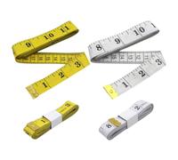 WUSJCOF 2 Cintas Métricas Flexibles de Doble Cara con Botón, Cinta de Medición para Hogar y Sastres (200cm/79 Pulgadas)