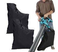 WUSJCOF 2 Piezas Bolsa de Polvo para Ingletadora, Bolsa de Aserrín para Sierra de Mesa, Bolsa de Polvo para Ingletadora con Cremallera y Soporte de Alambre (Negro)