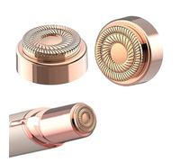 WUSJCOF 2 Recambios Eliminador de Vello Facial Compatibles con Finishing Touch Flawless Generación 2 Afeitadora Eléctrica Labios, Barbilla, Mejillas (Cabezal de Corte Chapado en Oro de 18 Quilates)