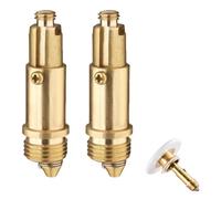 WUSJCOF 2 unidades válvula emergente, material de latón, baño y cocina, tapón de drenaje, mecanismo de resorte clic-clac, lavabo, de recambio, juego universal, elemento de muelle de compresión