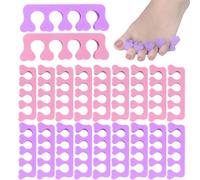 WUSJCOF 20 Piezas Separador de Dedos, Espuma Suave Separadores de Dedos de los Pies, Herramientas de Manicura y Pedicura para Gel Polaco y Revestimiento Pintura, Separador de Dedos del Pie