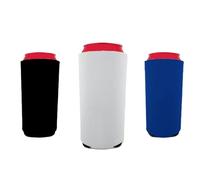 WUSJCOF 3 piezas fundas para latas, soporte aislante, fundas antideslizantes, enfriador de neopreno para latas y cerveza, fundas para enfriar bebidas como cola, etc. (8 x 15,5 cm)