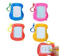 WUSJCOF 4 Pcs Mini Pizarras Mágicas Llavero, Detalles para Cumpleaños Infantiles, Regalos Útiles, Premios de Tómbola, Detalles Divertidos para Niños