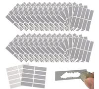 WUSJCOF 400pcs Pegatina Tarjetas Rasca Rascables Etiquetas Engomada de Rasguño Tarjeta Rasca Etiqueta para Bodas Regalos Bricolaje Cartas Postales