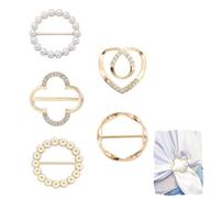 WUSJCOF 5 piezas Broches para Ropa - Elegantes Broches para Mujer, Ajuste de Escote, Clips para Cárdigan, Alfiler para Vestido de Novia, Clip para Vestidos, Set de Alfileres Decorativos
