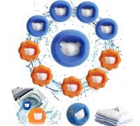 WUSJCOF 6 Piezas Bolas Atrapa Pelos Lavadora, Reutilizable, Bolas Atrapa Pelos para Lavadora, Quita Pelos Mascota, Recoge Pelusas Lavadora, Pet Hair Remover, Quitapelos Ropa