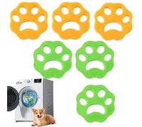 WUSJCOF 6 piezas reutilizable Quita Pelos Mascota, Bolas Atrapa Pelos Lavadora, Atrapa Pelos Mascotas, Removedor de Pelo para Mascotas, Bolas para Lavadora, Lavadora, Ropa Mascotas, Quitapelos Ropa